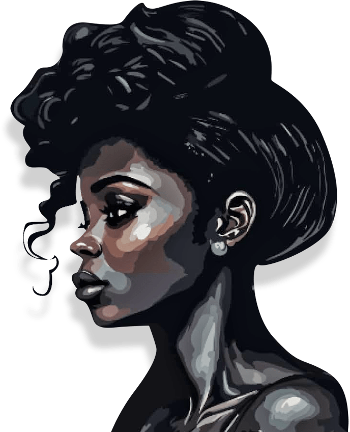 Black Girl Vector Image